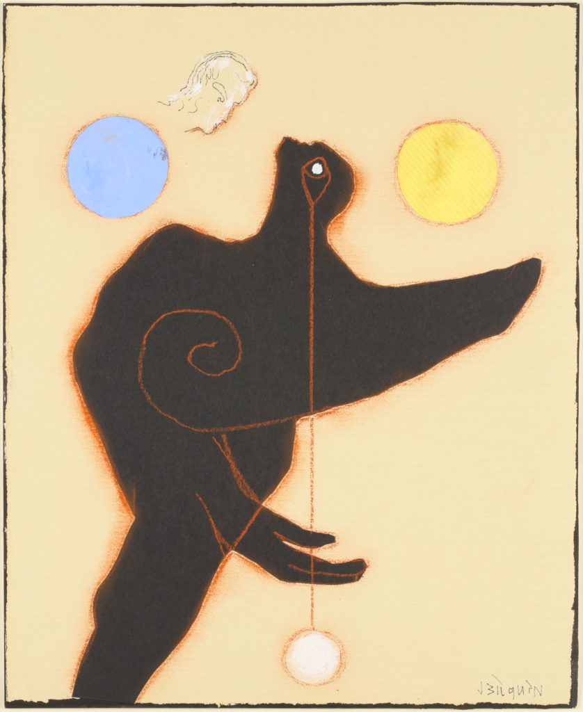 De Slinger (The Pendulum), 2018, collage, mixed media on paper, 31,5 x 25,5 cm