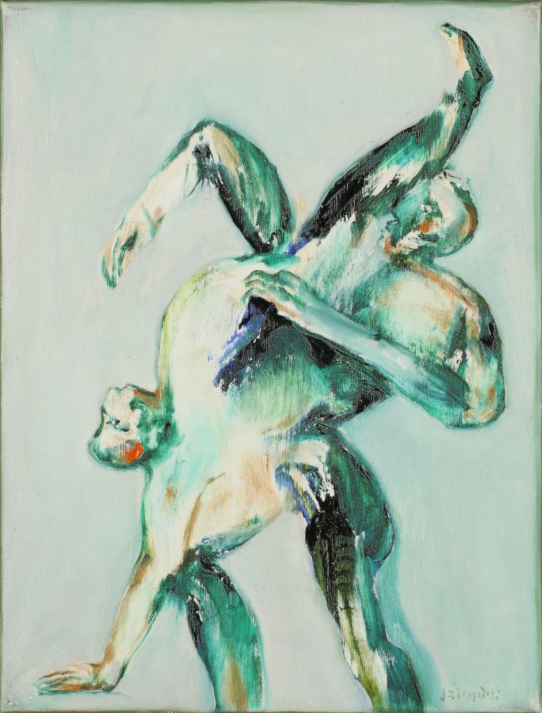 De Greep (The Grip), 2018, Acrylic on canvas, 40 x 30 cm