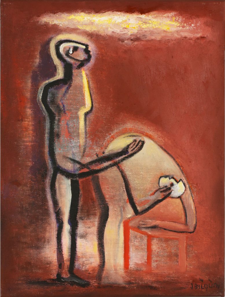 De Zwenkende Twyfelaar (The Swinging Twyfelaar), 2020, Oil on canvas, 40 x 30 cm