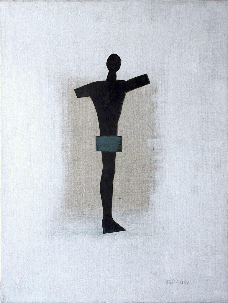 Ruimte (Space), 2020, mixed media on canvas, 40 x 30 cm