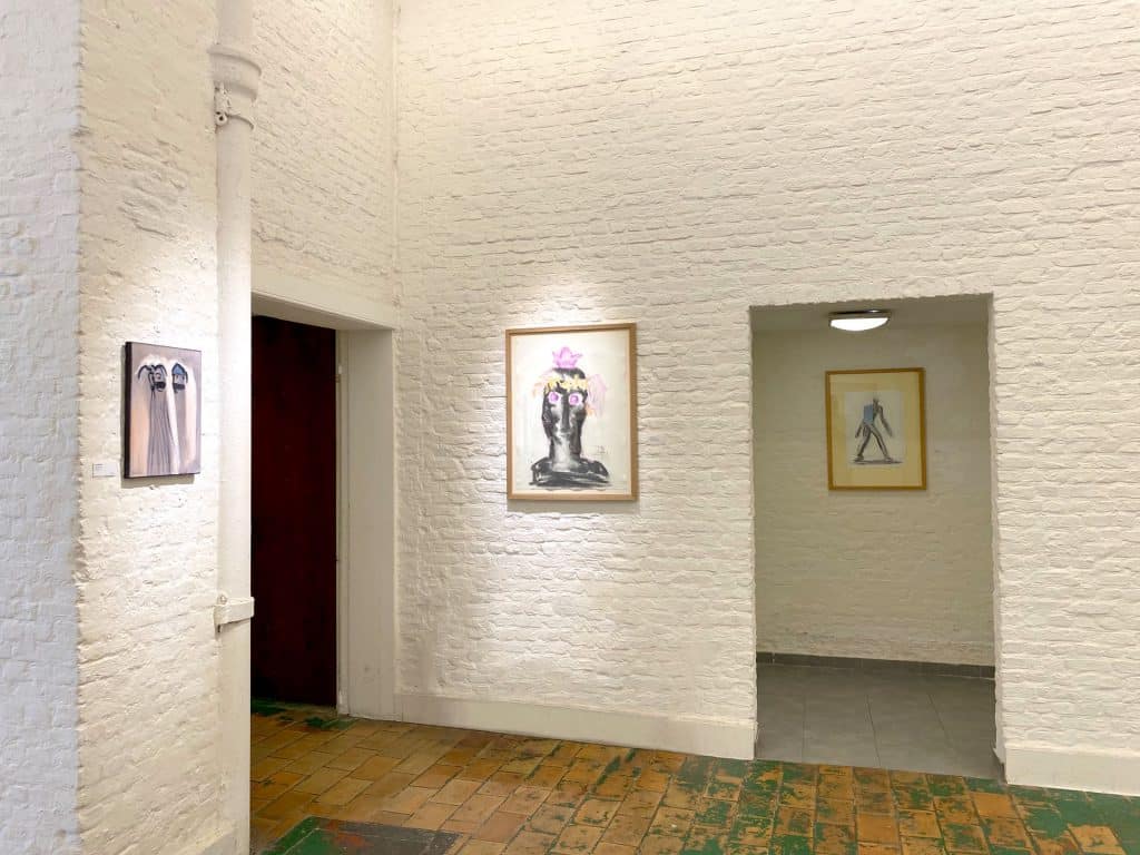 View of the exhibition "Jean Bilquin beelden, Schilderijen, werken op papier" at the Gallery Verbeeck Van Dyck, 2022