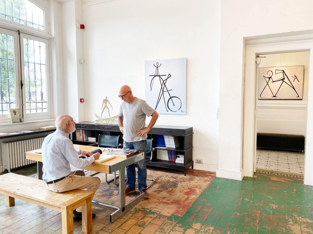 View of the exhibition "Jean Bilquin beelden, Schilderijen, werken op papier" at the Gallery Verbeeck Van Dyck, 2022