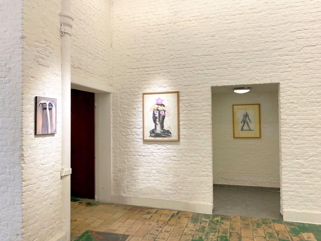 View of the exhibition "Jean Bilquin beelden, Schilderijen, werken op papier" at the Gallery Verbeeck Van Dyck, 2022