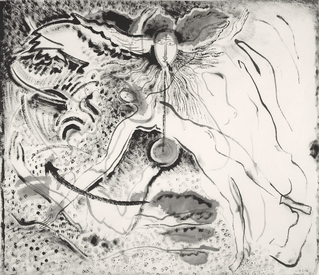 De tijd (Time), 1997-2016, ink on paper,  45 x 52 cm 