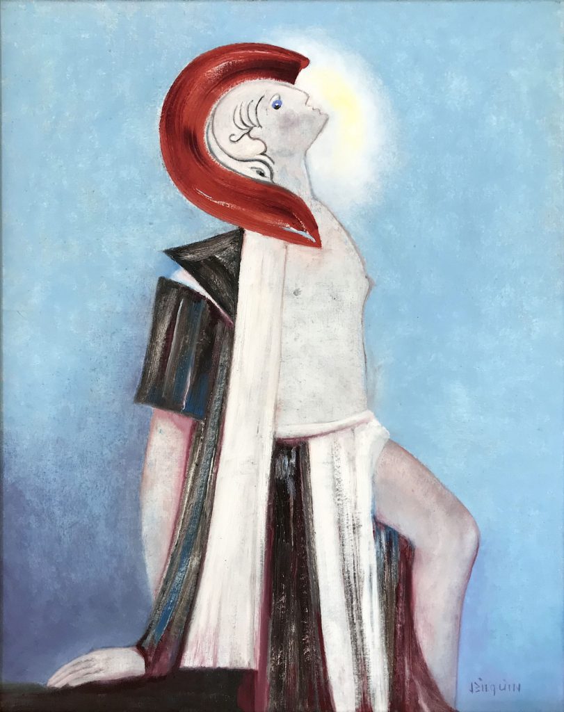 Het Licht (The Light), 2020,  oil on canvas,  90 x 70 cm