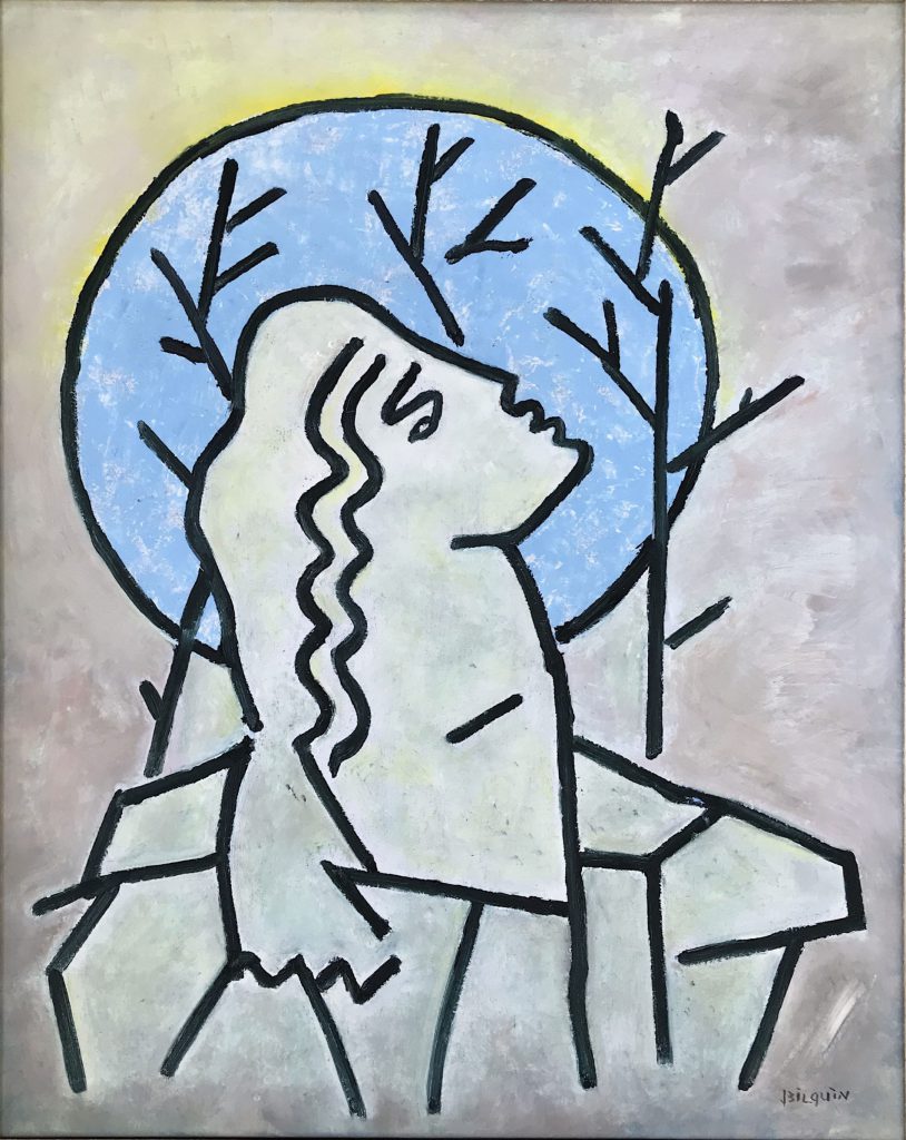 De Opening (The Opening), 2020,  oil on canvas, 90 x 70 cm