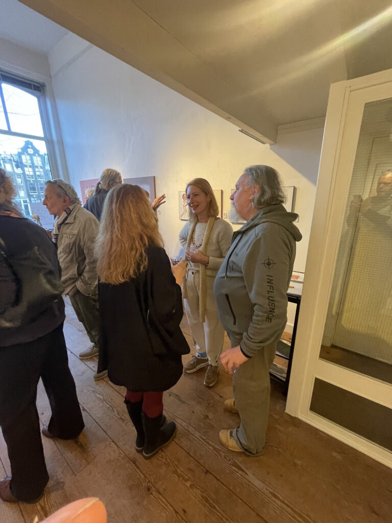 View of the exhibition "Chance create the line" at Art Singel 100