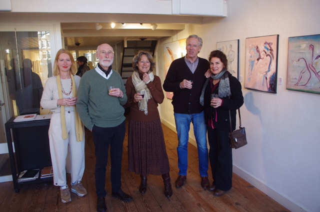 View of the exhibition "Chance create the line" at Art Singel 100