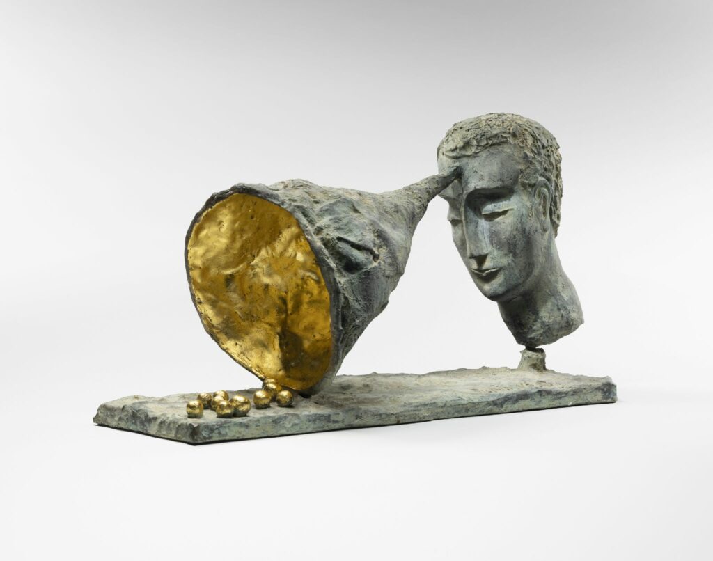 12 bolletjes (12 balls), 2017, bronze, 34 x 24 x 58 cm
