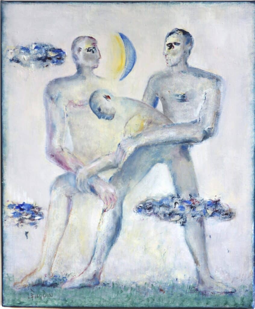 Aandacht, 2019, oil on canvas, 60 x 50 cm