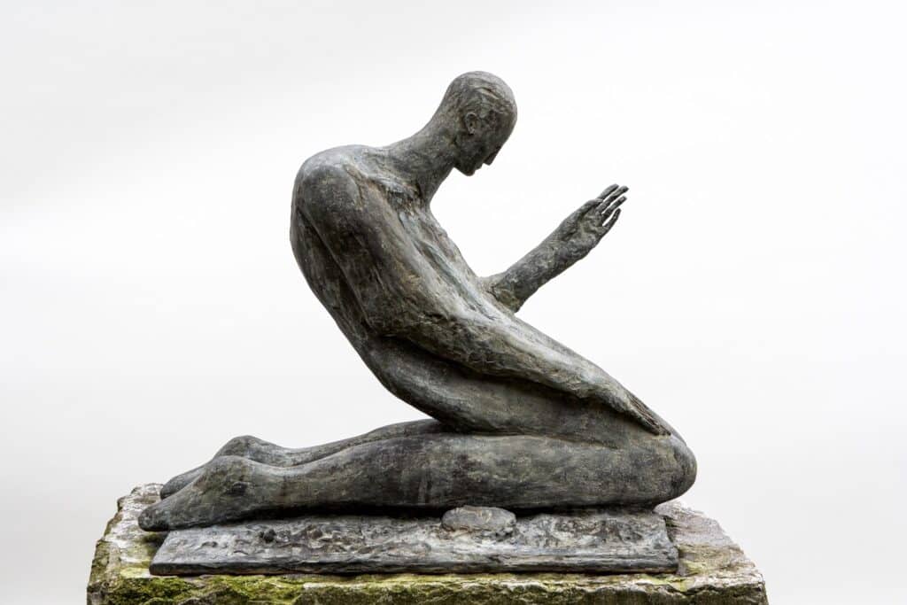 Orpheus, 1998, bronze, 75 x 90 x 46 cm