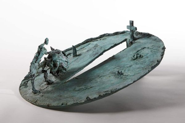 De Last (The Burden), 1990, bronze, 28 x 66 x 75 cm