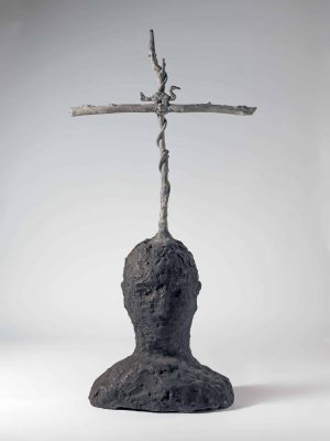 De dag dat ik denk (The day I think), 2001, bronze, 100 x 49 x 25 cm